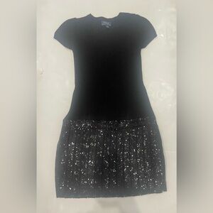 Polo Ralph Lauren Black Sequin Dress, Size 6/6X